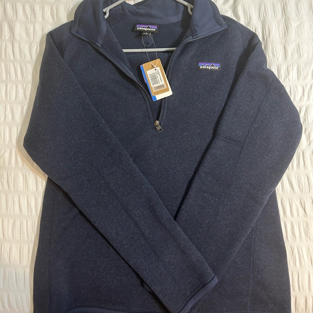 Patagonia navy quarter zip